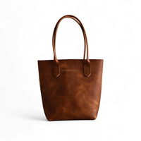 Tas Tote Kasual Retro Wanita Kulit Asli Desain Baru Bordir Penutup Ritsleting Grosir Tas Selempang Penggunaan Sehari-hari Ukuran Kecil