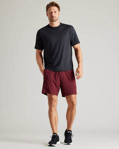 Wholesale Custom Logo Printing <b>Men's</b> High Street Style Elastic Summer Cotton Athletic <b>Shorts</b> <b>5</b> <b>Inch</b> <b>Inseam</b> Running Trunks Solid - Product Image 5