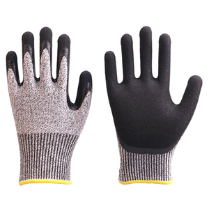 Guantes de seguridad mecánicos de vendedor superior Guantes de mano de trabajo anticorte resistentes a cortes Guantes de seguridad mecánicos de ajuste manual - Product Image 6
