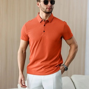 Directo de fábrica, personalizado, para hombre, para camiseta Polo, alta calidad, transpirable, 100% algodón, de talla grande, patrón sólido, diseño liso personalizado - Product Image 4