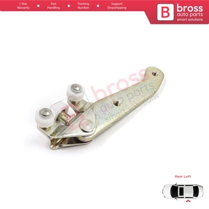 BDP28 Left Side Rear Sliding Door Lower <b>Roller</b> Guide Hinge for Transporter T4 Caravelle Multivan 1990-2003 701843405B - Product Image 4