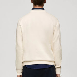 สเวตเชิ้ตผู้ชายโอเวอร์ไซส์ออกแบบได้ตามต้องการเสื้อผ้าแนวสตรีทฮิปฮอปคอกลมมีฮู้ดเสื้อผ้าลำลองเสื้อผ้าพื้นฐานระบายอากาศผ้าฝ้าย - Product Image 2