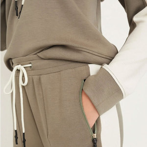 Conjunto Deportivo Personalizado OEM para Mujer, 2 Piezas, Conjunto Deportivo Informal de Talla Grande para Mujer, Sudadera con Capucha para Mujer - Product Image 2