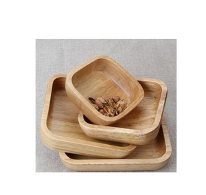 Grand saladier en bois d'acacia pour fruits ou salades, différentes tailles, 100% bois naturel, couleur bois. - Product Image 2