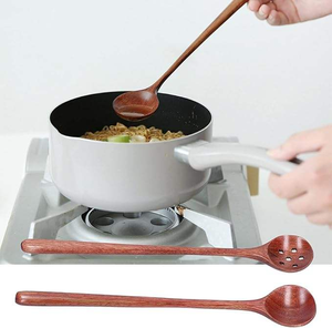 Recién llegado, cuchara de madera hecha a mano para cocinar y servir alimentos, mezclar cuchara de madera para la decoración de su cocina por glowin fashion - Product Image 4