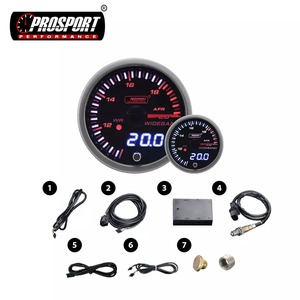 Nuevo Kit de Medidor de Relación Aire-Combustible Digital de Banda Ancha, Sensor LSU 4.9, Retroiluminación Blanca Ámbar, Función de Advertencia, 12V, 52mm, Aluminio para Autos - Product Image 3