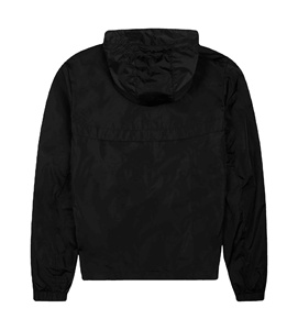 Veste coupe-vent à capuche légère imperméable pour homme de haute qualité Broderie Col montant Toile Coton pour la pêche la randonnée - Product Image 6