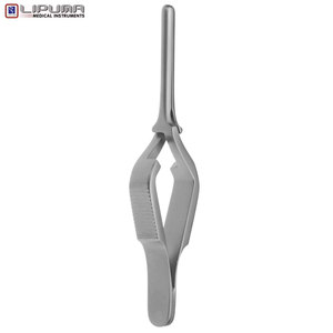 DE BAKEY SATINSKY Abrazaderas Buldog atraumáticas Diseño recto DeBakey Mordazas atraumáticas 3.375 ''(8,5 cm) Instrumentos médicos quirúrgicos - Product Image 2