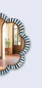 Miroir mural en résine écologique de luxe fait à la main, décoration moderne et élégante pour les maisons, les bureaux, la décoration de mariage - Product Image 3