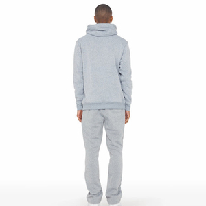 Trajes de sudor lisos personalizados Sudadera con capucha de peso pesado y traje de mejor diseño apilado 100% chándales de algodón de Pakistán - Product Image 2