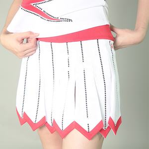 ชุดยูนิฟอร์มเชียร์ลีดเดอร์แบบกำหนดเอง 100% โพลีเอสเตอร์ กระโปรงจีบ รับผลิตตามแบบ (OEM) ชุดกีฬาสวมใส่สบายสำหรับทีมและชมรม - Product Image 6