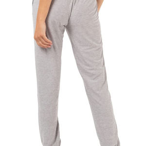 Pantalon de survêtement quatre saisons de haute qualité pour femmes taille élastique vêtements de travail pantalon décontracté avec cordon de serrage de Style plat avant - Product Image 5