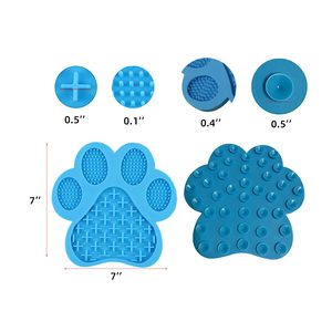 <span class=keywords><strong>Pet</strong></span> Slow Food Mat Bandeja Alimentador Lento Tigelas De Cachorro Lambendo Esteira Gatos Sucção Manteiga De Amendoim De Cachorro Lamber Almofadas Raspador - Product Image 4