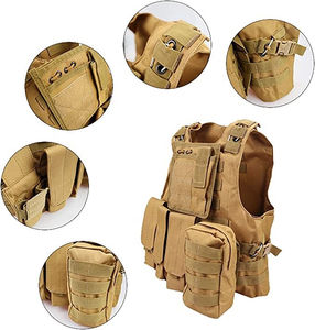 Gilet tactique sans manches pour hommes avec poches avant respirant fabriqué en usine prix gilet tactique d'hiver meilleure vente - Product Image 2