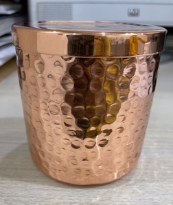 Jarra de martillo de cobre puro con portavelas de cobre esmalte suave Duro Personalizado para festival como Diwali y Navidad Año Nuevo - Product Image 3