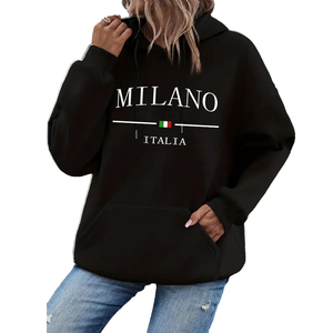 Personalizado para mujer recortada Sudadera con capucha de gran tamaño sudaderas con capucha de algodón de talla grande chándal Jogger pantalones al por mayor - Product Image 4