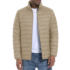 Ropa de calle chaquetas de hombre producto de invierno personalizado al por mayor de talla grande transpirable chaqueta acolchada para hombre - Product Image 1