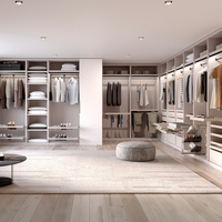 Emuca España - Kit de bandeja modular de 800 mm, organizador de ropa ajustable con cierre suave y 2 cestas, marco guía para armarios
