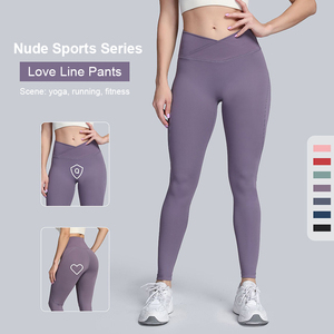 Femmes Gym taille haute brillant hiver butin Fitness mode respirant décontracté Leggings - Product Image 3