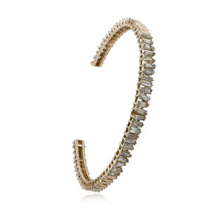 เหลี่ยมเพชร14Kt ทองข้อมือสร้อยข้อมือกำไลข้อมือที่ทำด้วยมือผู้หญิงพรรคสวมใส่เครื่องประดับขายส่ง - Product Image 2