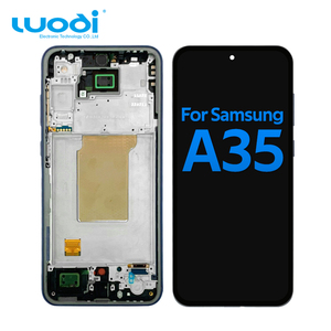 Écran LCD pour <span class=keywords><strong>Samsung</strong></span> A35 5G A356B, assemblage complet de numériseur d'écran tactile avec cadre, remplacement de réparation de téléphone portable de 6.6 pouces - Product Image 1