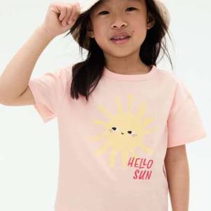 Sport Style Summer <b>T</b>-<b>Shirts</b> for Girls Crewneck Short Sleeve Tee with Cartoon Printed Kid and Teenage Clothing - Product Image 6