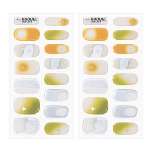 Autocollants pour ongles en gel semi-durci de qualité salon 100% réel coréen, vegan, sans cruauté, non toxique, manucure en gros 28 - Product Image 2