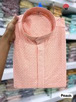 Tendance exclusive nouveauté haute qualité meilleure qualité vente chaude vêtements occasionnels rayonne avec Chikan travail hommes Kurta