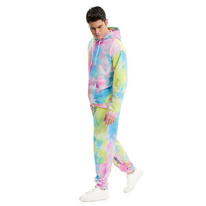 Chándales personalizados para hombre, última moda, Jersey de algodón tejido de alta calidad, chándales deportivos Unisex con tinte de corbata - Product Image 5