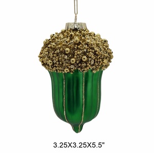 Vintage Style Glass <b>Christmas</b> Ornaments Full Color Printed Handcrafted Finials <b>Baubles</b> Classic Holiday Tree Decorations Made - Product Image 4