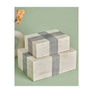 กล่องเก็บเครื่องประดับเรซิ่นทำมือแบบกำหนดเองได้ ขายส่งจากโรงงาน จากผู้ผลิต TIME 2 DECOR ประเทศอินเดีย - Product Image 1