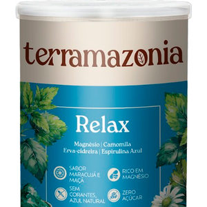 3 Unidades Terramazonia Relax, Bebida Dulce para Adultos con Magnesio, Manzanilla, Limoncillo, Espirulina Azul y Sabor a Fruta de la Pasión, Sin Azúcar, en Bolsa - Product Image 3