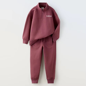 Conjunto Deportivo para Niños, Talla Grande, Transpirable, Color Sólido, Venta al por Mayor, Ropa Deportiva Moderna de Alta Calidad - Product Image 4