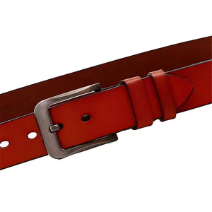 Cinturón de cuero de vaca informal personalizado para hombre con hebilla de aleación diseño duradero 3,5 cm de ancho personalizado con su propio logotipo - Product Image 3