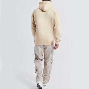 Masques de couverture de visage surdimensionnés personnalisés Snood sweat à capuche pour hommes pull en coton polaire épais vierge sweats à capuche Ninja avec masque - Product Image 2