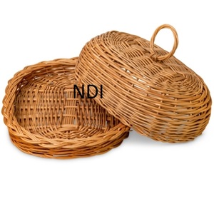 Cesta de fruta decorativa de encimera de gran oferta, cesta de fruta de ratán sostenible, uso de catering de cocina de tendencia superior - Product Image 2