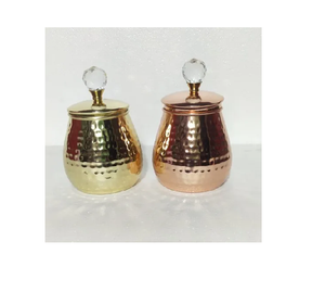 Trabajo de tallado de metal hecho a mano 5,5 pulgadas para decoración y fruta seca 1 pieza de acero y 1 pieza de cobre 1 pieza de latón - Product Image 4