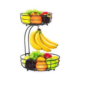 Panier à fruits en métal décoratif fait à la main, design élégant en fil de fer, taille personnalisée, panier de rangement fantaisie pour table - Product Image 3