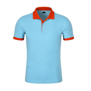 Polos para hombre 100% algodón OEM Logo Plus Size camisas para hombre Color sólido manga corta verano polos para hombre - Product Image 2