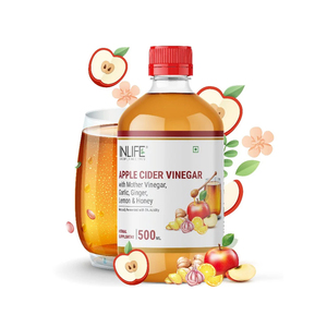 Mua giấm táo với tỏi, gừng, chanh, mật ong & giấm nguyên chất chưa lọc, chưa tiệt trùng, thực phẩm bổ sung sức khỏe 500ml - Product Image 1