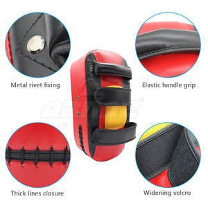Venta caliente Kick Thai Pads Entrenamiento de boxeo de alta calidad Kick Thai Pads MMA Focus Punch Shield Kicking Pads - Product Image 6