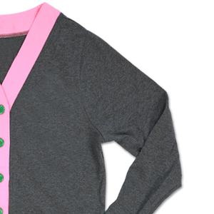 Suéteres Cárdigan de Moda con Parches Transpirables de Acrílico de la Mejor Calidad con Logotipo Personalizado - Product Image 4