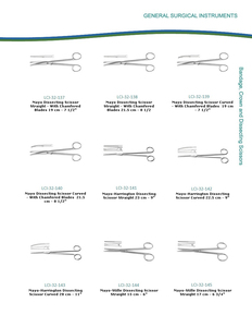 Tijeras de vendaje 11Cm-14cm Tijeras de vendaje y vendaje de acero inoxidable Tijeras de operación quirúrgica de Life Care Instruments - Product Image 5