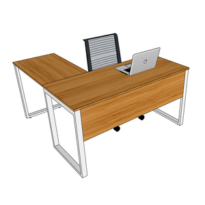 RecBamboo BFRB008 L-Shaped 140x140cm Corner <b>Desk</b> Simple Design Foldable and Portable <b>Computer</b>/Laptop Table - Product Image 3