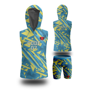 Uniformes de football unisexes confortables 7 sur 7 drapeau de haute qualité respirant et taille plus personnalisable nom de l'équipe - Product Image 6