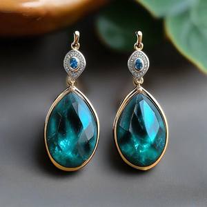 Pendientes Largos de Plata de Ley S925 para Mujer, Diseño Nuevo - Product Image 2