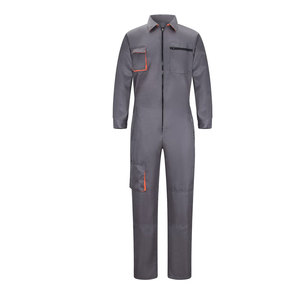 Traje de trabajo completo para hombre, mono de protección de cuerpo entero, tela resistente, para uso en fábrica, construcción y obras. - Product Image 1
