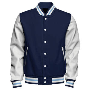 OEM Manufacturer High Quality <b>Men</b> Chenille Hot Selling Wholesale <b>Men's</b> Leather Sleeves <b>Baseball</b> Varsity <b>Jackets</b> - Product Image 3