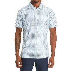 2025, diseño personalizado, absorbe la humedad, camisetas de Golf para hombres con estampado completo, Polo de Golf de secado rápido de gran tamaño para hombres - Product Image 2