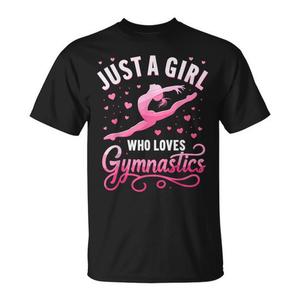 T-shirt promozionale per amanti della ginnastica: Solo una ragazza che adora la ginnastica - Product Image 1